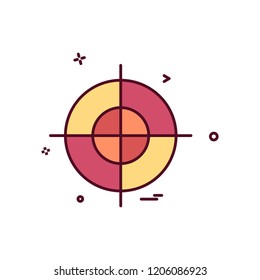 target icon vector design