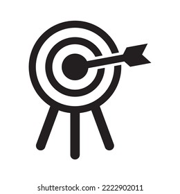 target icon vector design template in white background