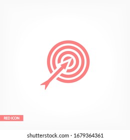 target icon. Vector Eps 10 . Lorem Ipsum Flat Design