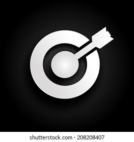 Target icon. Vector eps 10