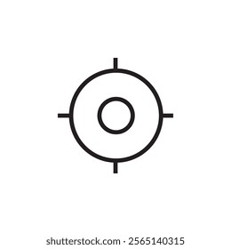 target icon vector eps outline