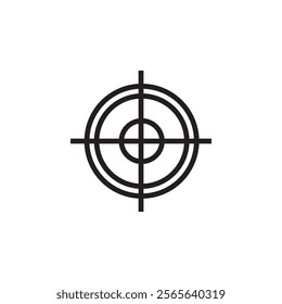 target icon vector eps outline