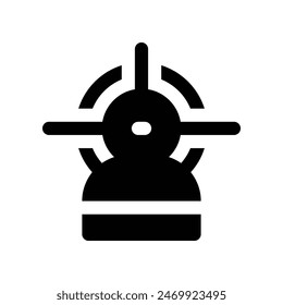 target icon. vector glyph icon for your website, mobile, presentation, and logo design.
