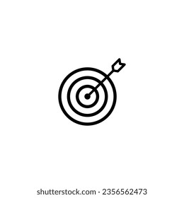 Target Icon vector. Goal icon vector.