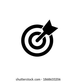 Target icon vector. goal icon vector. target marketing icon vector