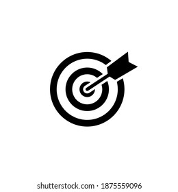 Target icon vector. goal icon vector. target marketing icon vector