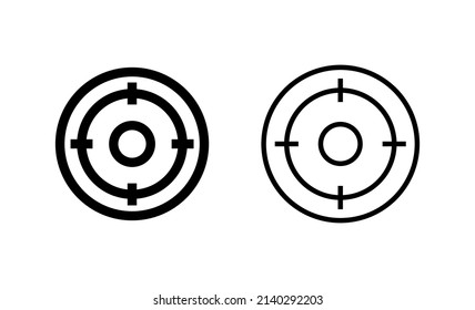 Target icon vector. goal icon vector. target marketing sign and symbol