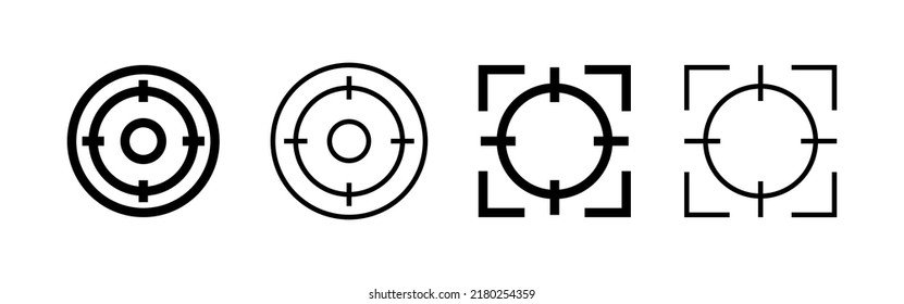 Target icon vector. goal icon vector. target marketing sign and symbol