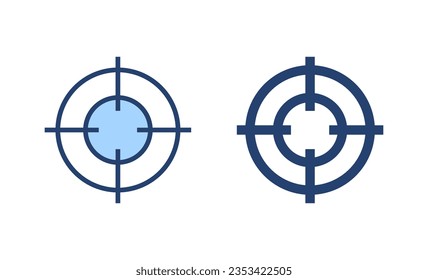 Target icon vector. goal icon vector. target marketing sign and symbol