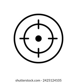 Target icon vector. goal icon vector. target marketing icon vector