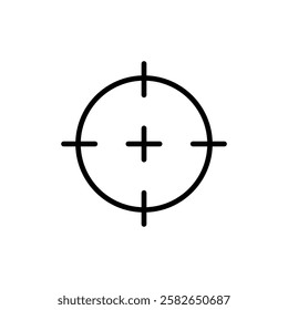 Target icon vector. goal icon vector. target marketing sign and symbol