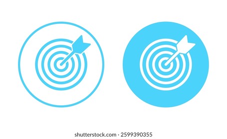Target icon vector. goal icon vector. target marketing sign and symbol