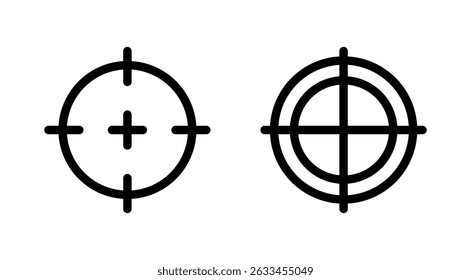 Target icon vector. goal icon vector. target marketing sign and symbol