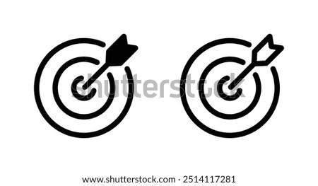 Target icon vector. goal symbol icon