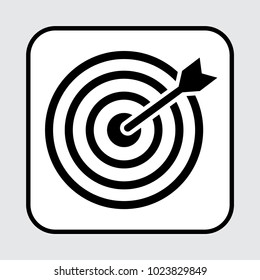 Target icon. Vector illustration