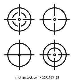 Target icon. Vector illustration