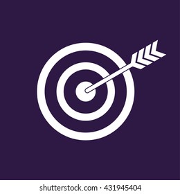 Target icon . Vector illustration