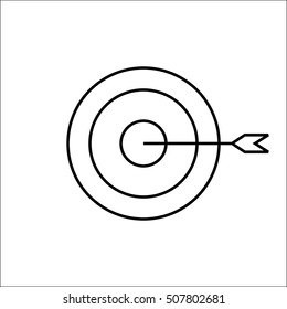 Target icon. Vector illustration