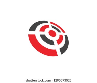 Target icon vector illustration design template