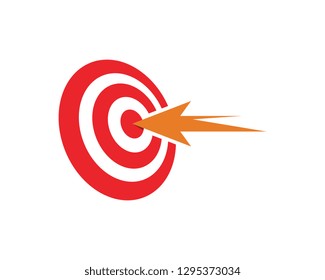 Target icon vector illustration design template