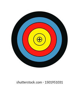 Target Icon Vector. Target icon vector illustration design template