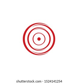 Target icon vector icon illustration design 