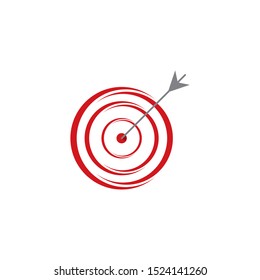 Target icon vector icon illustration design 