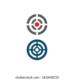 Target icon vector illustration design template