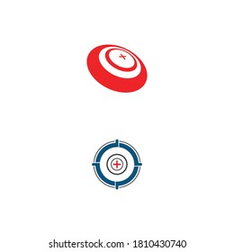 Target icon vector illustration design template