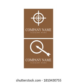 Target icon vector illustration design template
