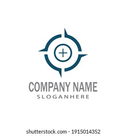 Target icon vector illustration design template