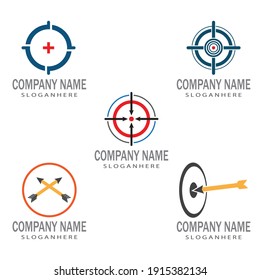 Target icon vector illustration design template