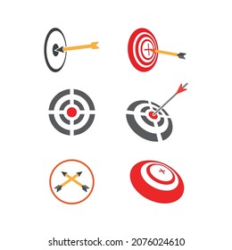 Design-Vorlage für Vektorgrafik-Zielsymbol