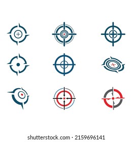 Target icon vector illustration design template