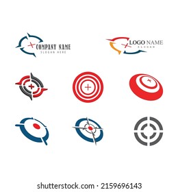 Target icon vector illustration design template