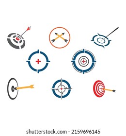 Target icon vector illustration design template