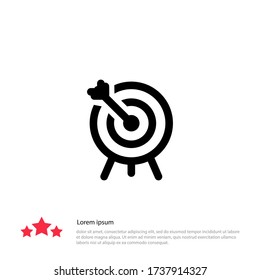 target icon Vector illustration EPS 10.