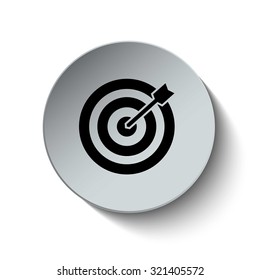 Target icon. Vector Illustration .EPS10