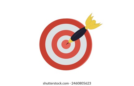 Target icon vector illustration file for commercial use.