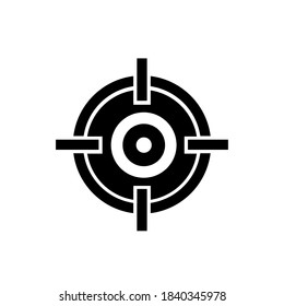 Target icon, vector illustration. Flat design style. vector target icon illustration isolated on white, target icon Eps10. target icons graphic design vector symbols.