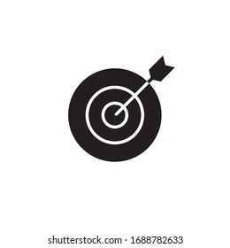 target icon vector illustration. target icon vector glyph style design