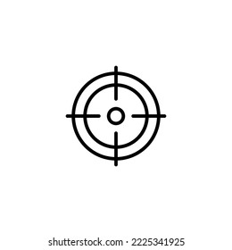 Target icon vector illustration. goal icon vector. target marketing sign and symbol