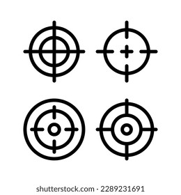 Target icon vector illustration. goal icon vector. target marketing sign and symbol