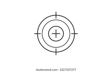 Target icon vector illustration. goal icon vector. target marketing sign and symbol
