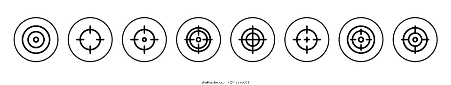 Target icon vector illustration. goal icon vector. target marketing sign and symbol
