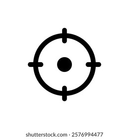 Target icon vector illustration. goal icon vector. target marketing sign and symbol