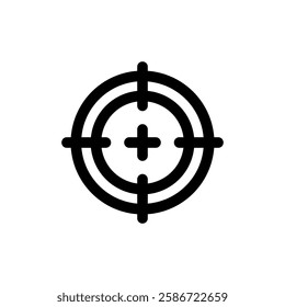 Target icon vector illustration. goal icon vector. target marketing sign and symbol