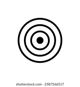 Target icon vector illustration. goal icon vector. target marketing sign and symbol