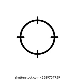 Target icon vector illustration. goal icon vector. target marketing sign and symbol