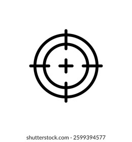 Target icon vector illustration. goal icon vector. target marketing sign and symbol